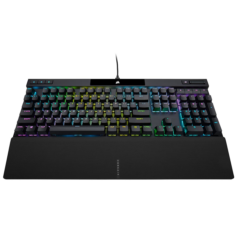Teclado Gamer Mecânico Corsair K70 RGB Pro USB / RGB / Cherry MX RED / Inglês - Preto (CH-9109410-NA)
