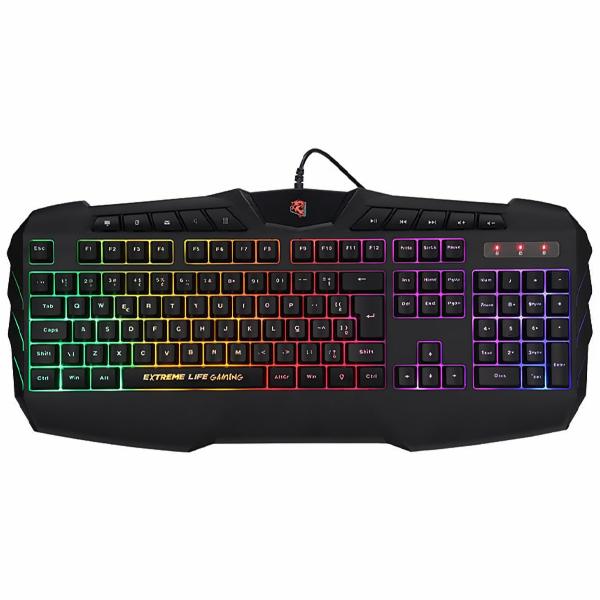 Teclado Gamer Mecânico ELG Pulse Fire Hibrido Backlight - Preto