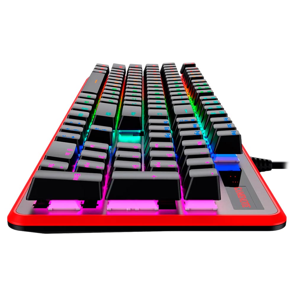 Teclado Gamer Mecânico Havit Gamenote KB870L USB / Blue / Inglês - Preto / Vermelho