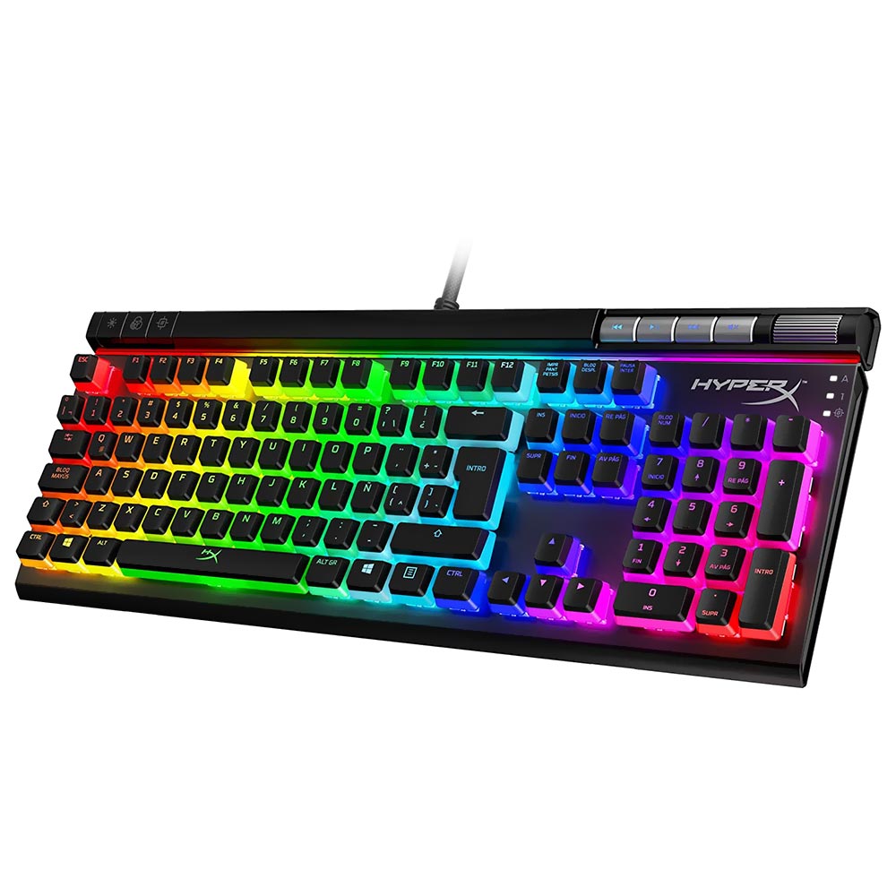 Teclado Gamer Mecânico Hyperx Alloy Elite 2 USB / RGB / Espanhol - Preto (HKBE2X-1X-LA/G)