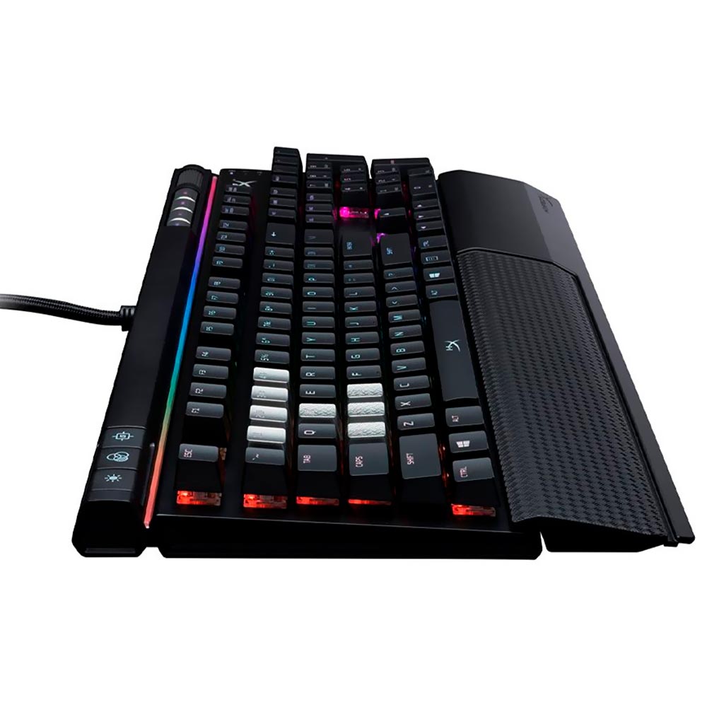 Teclado Gamer Mecânico Hyperx Alloy Elite USB / RGB / Cherry MX Blue / Inglês - Preto (HX-KB2BL2-US/R2)