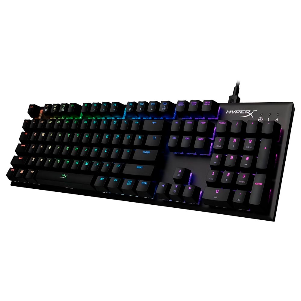 Teclado Gamer Mecânico Hyperx Alloy FPS USB / RGB / Inglês - Preto (HX-KB1SS2-US)