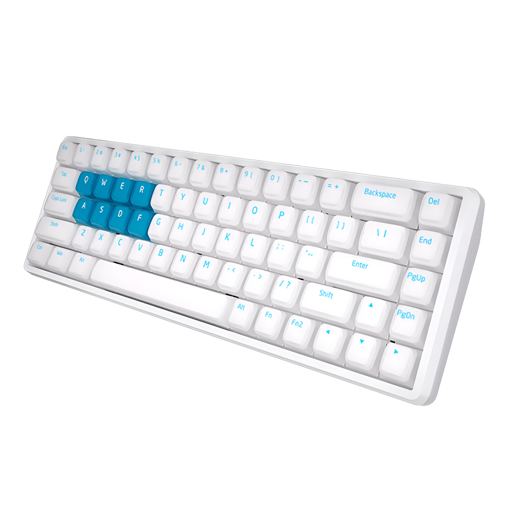 Teclado Gamer Mecânico Lamzu Atlantis Pro Special Edition USB / RGB / White / Inglês - Branco
