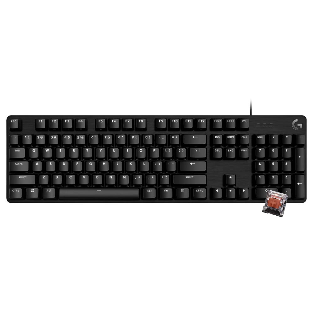 Teclado Gamer Mecânico Logitech G413 SE USB / Brown / Inglês - Preto (920-010433)