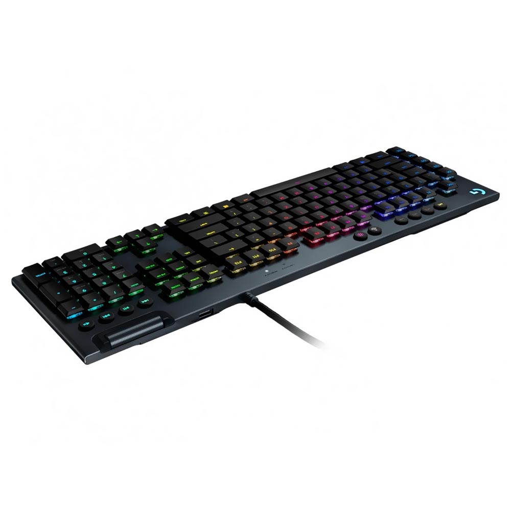 Teclado Gamer Mecânico Logitech G815 GL Tactile USB / RGB / Inglês - Preto (920-008984)