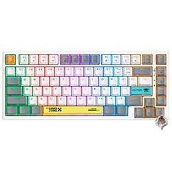 Teclado Gamer Mecânico Onikuma G58 USB / RGB / Tea / Inglês - Branco