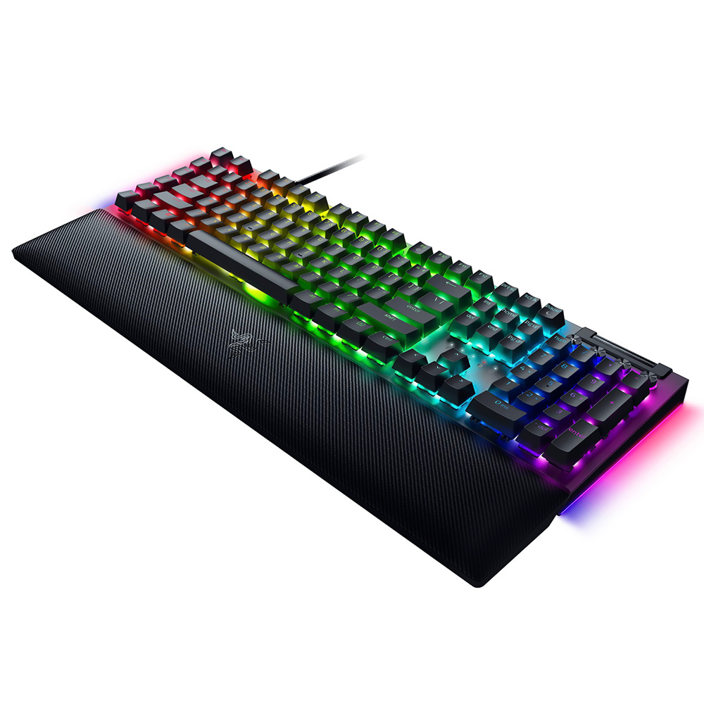 Teclado Gamer Mecânico Razer Blackwidow V4 USB / RGB / Yellow / Inglês - Preto (RZ03-04691900-R3U1)