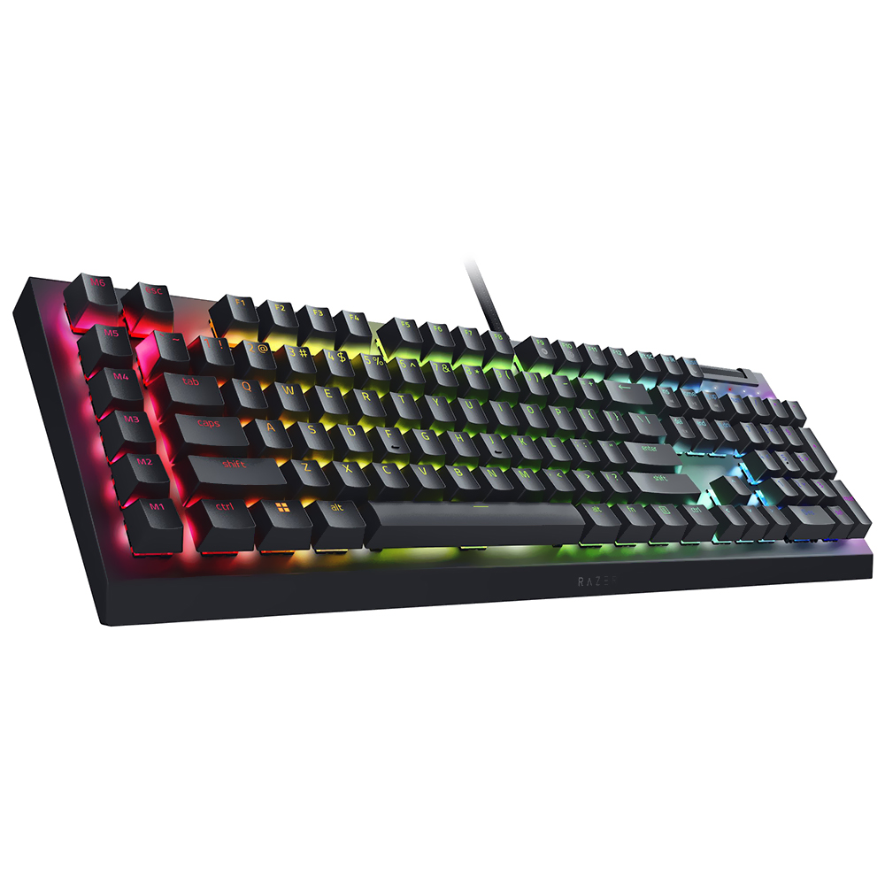 Teclado Gamer Mecânico Razer BlackWidow V4 X / RGB / Português - Preto (RZ03-04701900-R3U1)