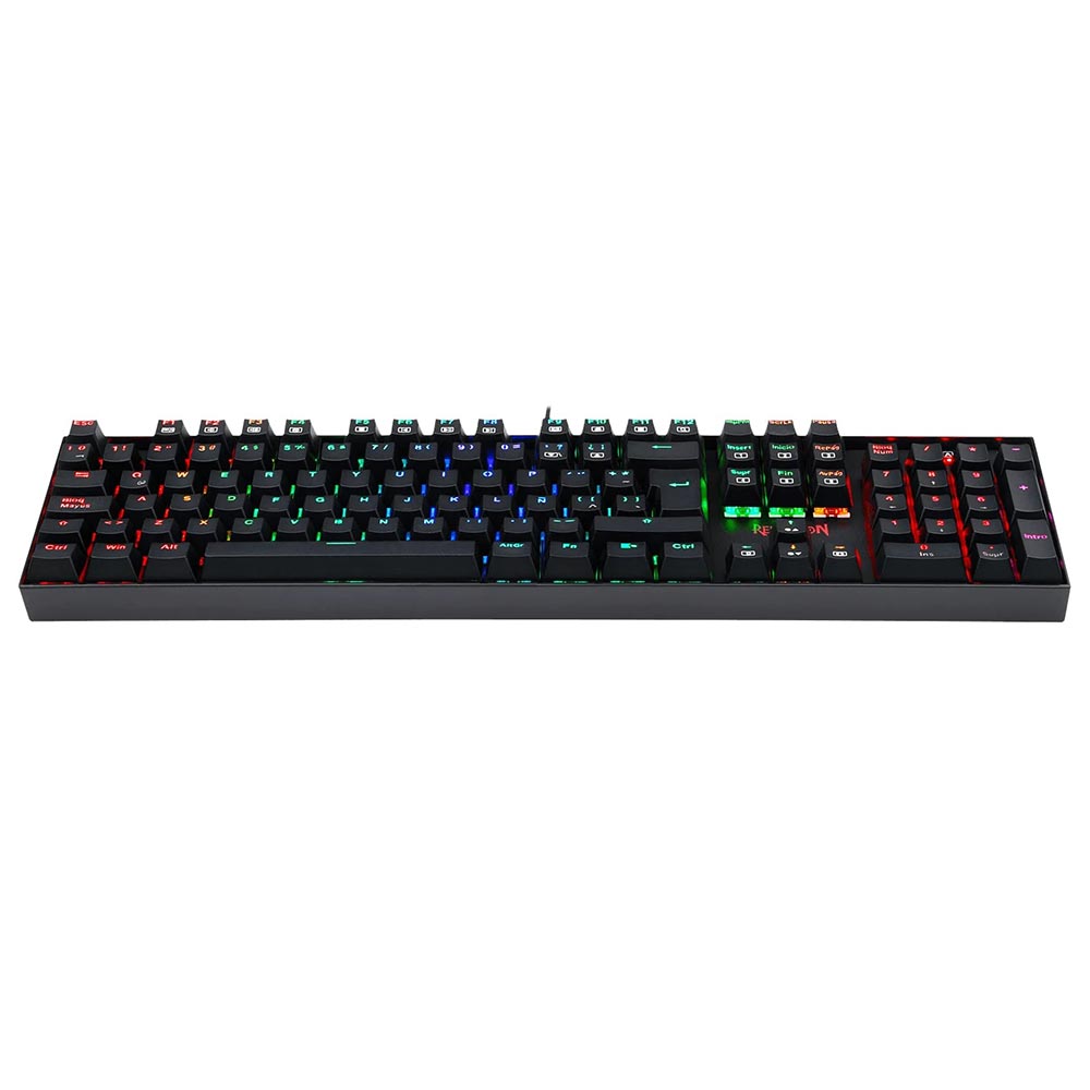 Teclado Gamer Mecânico Redragon K551RGB-1 Mitra USB / RGB / Inglês - Preto