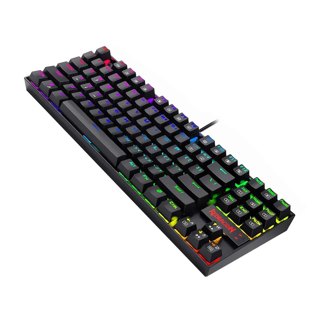 Teclado Gamer Mecânico Redragon K552RGB-1 Kumara USB / RGB / Inglês - Preto