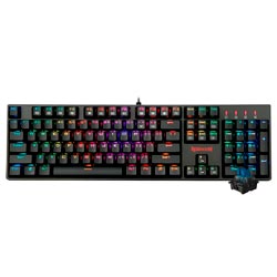 Teclado Gamer Mecânico Redragon K582RGB Surara USB / RGB / Inglês - Preto