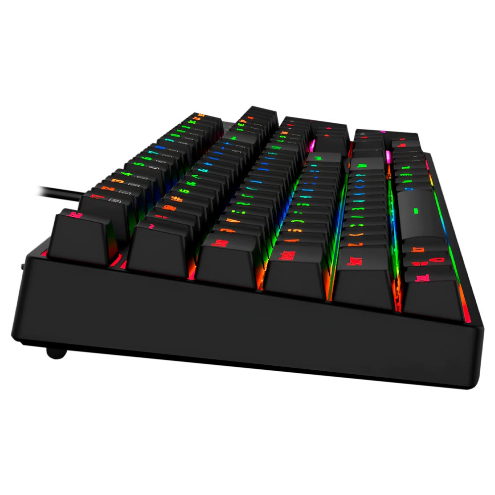 Teclado Gamer Mecânico Redragon K582RGB Surara USB / RGB / Inglês - Preto