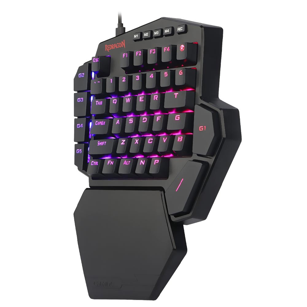 Teclado Gamer Mecânico Redragon K585RGB Diti USB / RGB - Preto