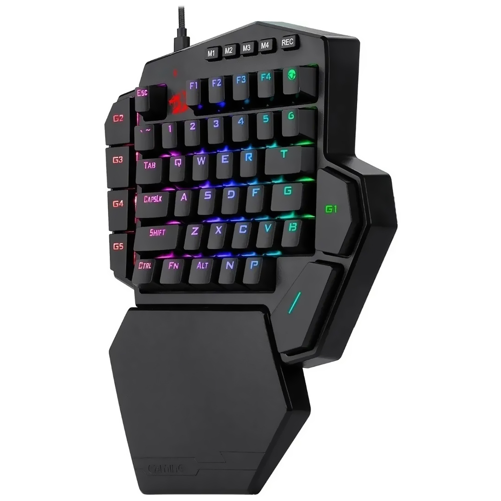 Teclado Gamer Mecânico Redragon K585RGB-PRO Diti Pro Wireless / RGB / Red / Inglês - Preto