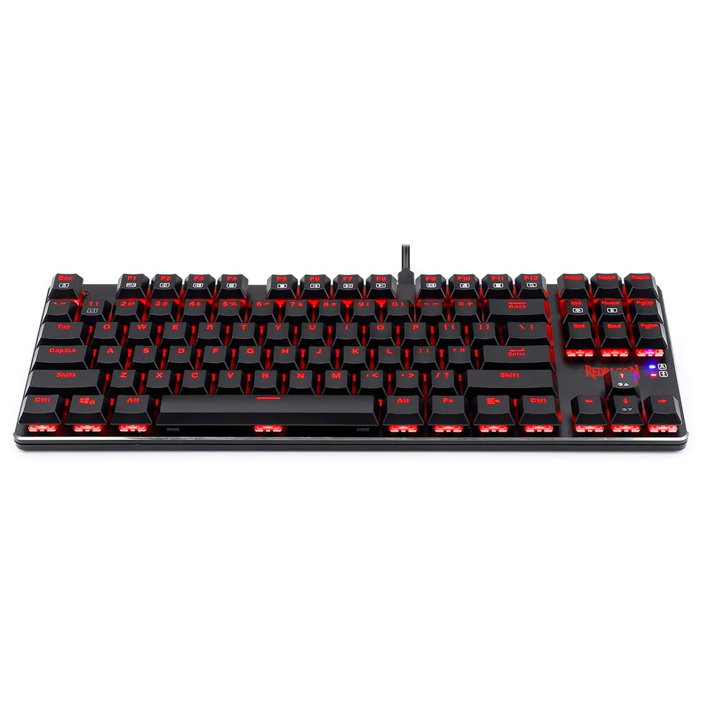 Teclado Gamer Mecânico Redragon K590-RE Mahoraga Wireless / RED / Inglês - Preto