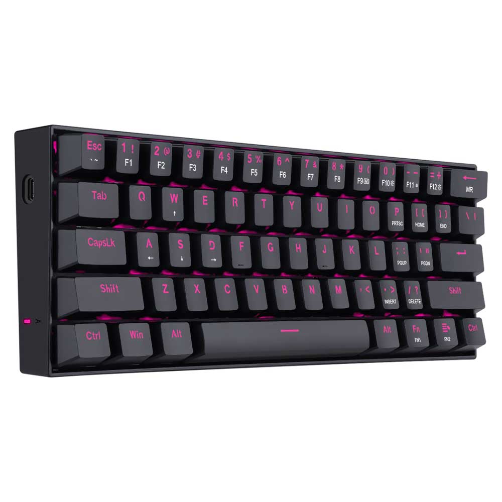 Teclado Gamer Mecânico Redragon K630 Dragonborn USB / Backlight / Inglês - Preto