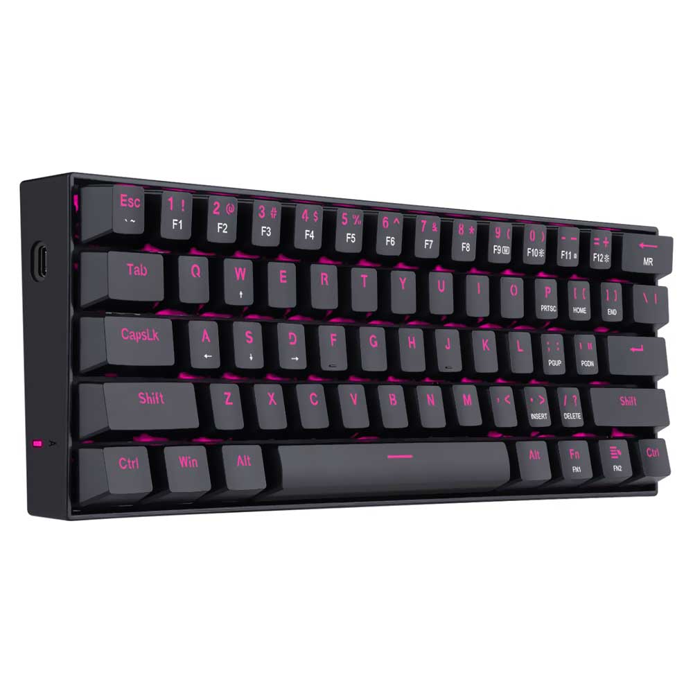 Teclado Gamer Mecânico Redragon K630 Dragonborn USB / Backlight / Inglês - Preto