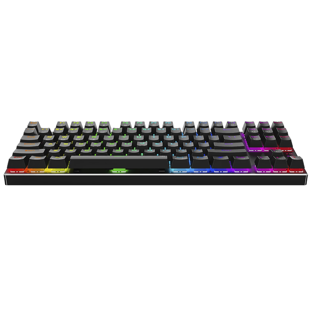 Teclado Gamer Mecânico Redragon K660-RGB Dharma TKL USB / RGB / RED / Inglês - Preto