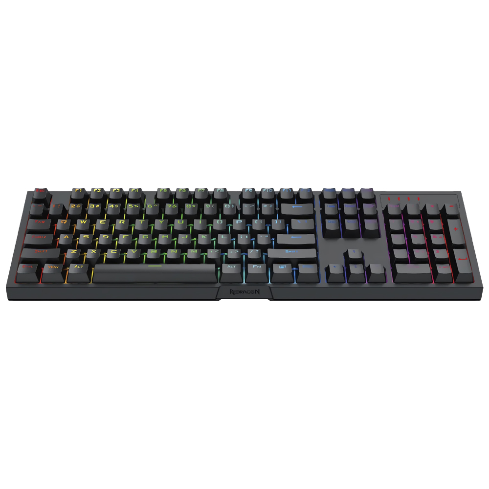 Teclado Gamer Mecânico Redragon K670-RGB Argo USB / RGB / RED / Inglês - Preto