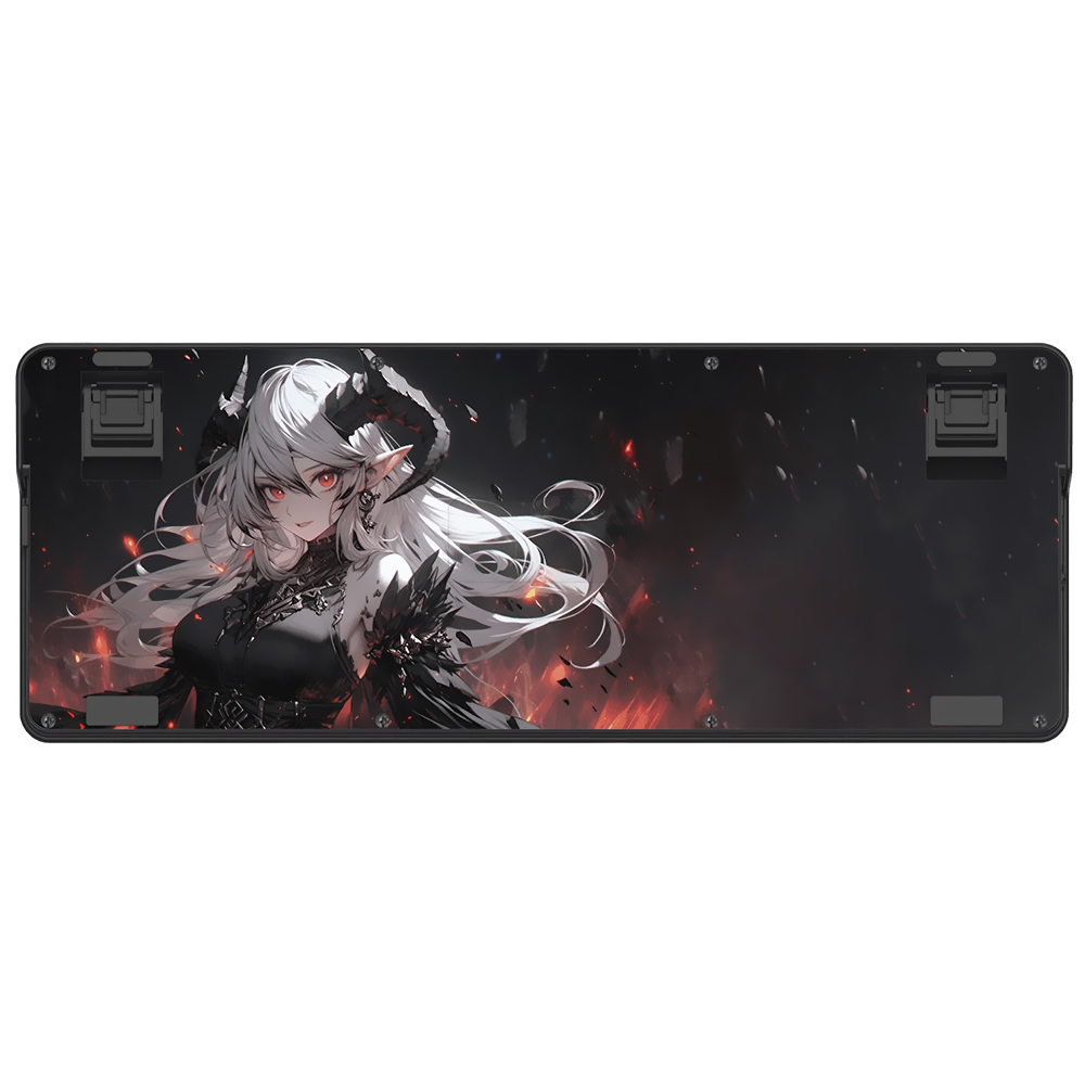 Teclado Gamer Mecânico Redragon K719AK-RGB-PRO Artemis Pro Wireless / RGB / Inglês - Preto