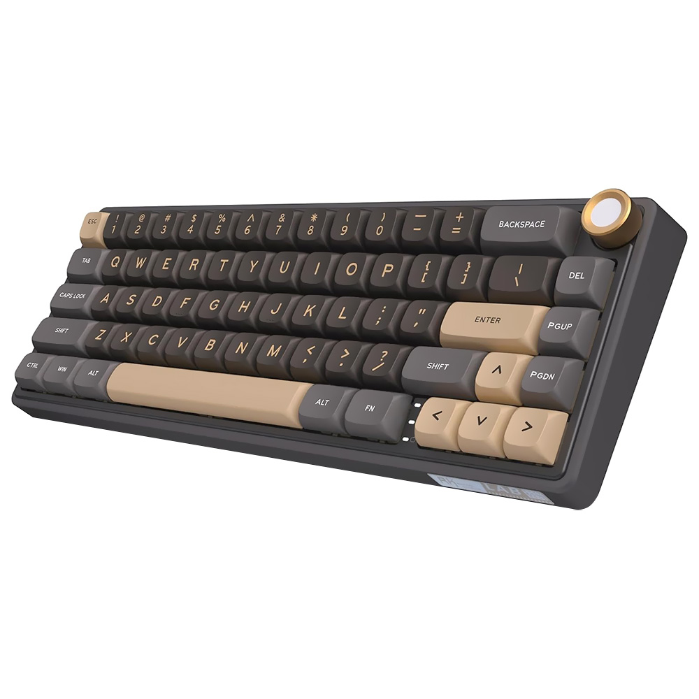 Teclado Gamer Mecânico Royal Kludge RK65 USB / RGB / Chartreuse / Inglês - Phantom
