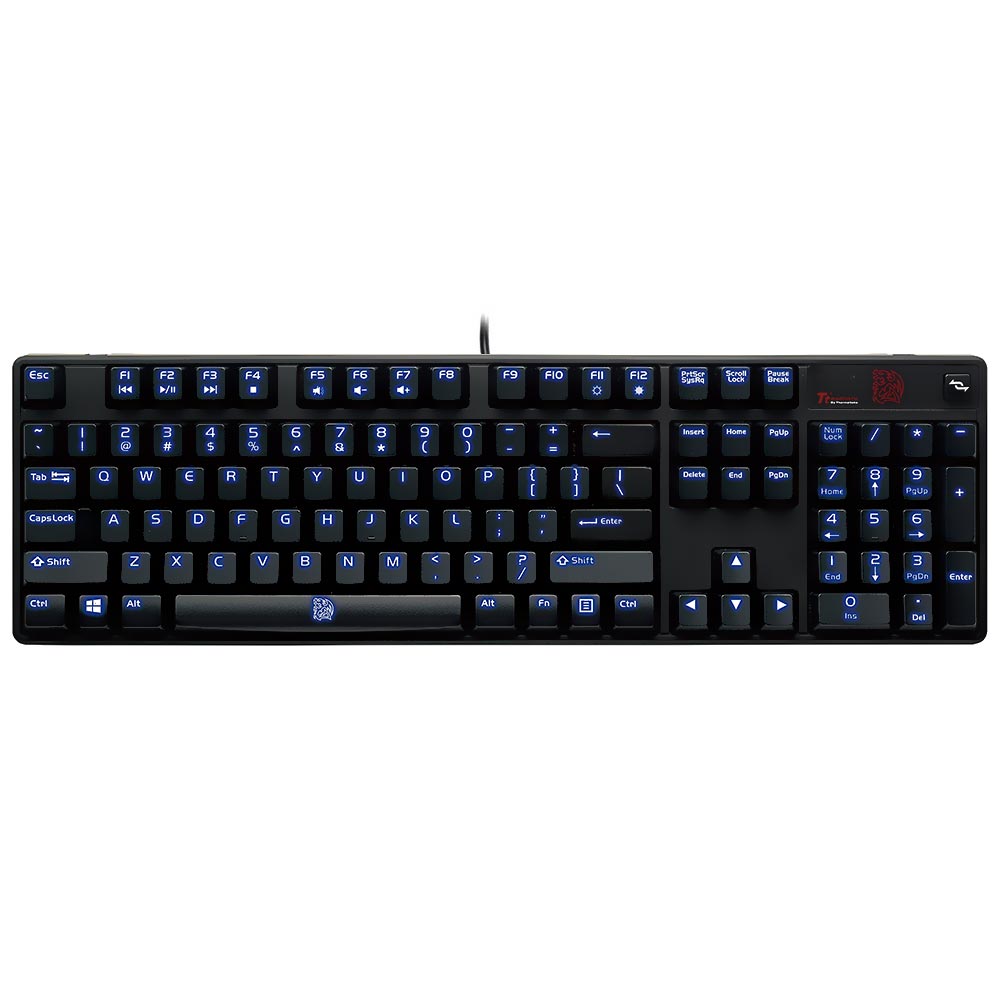 Teclado Gamer Mecânico Thermaltake Poseidon Z USB / Inglês - Preto (KB-PIZ-KLBLUS-06)