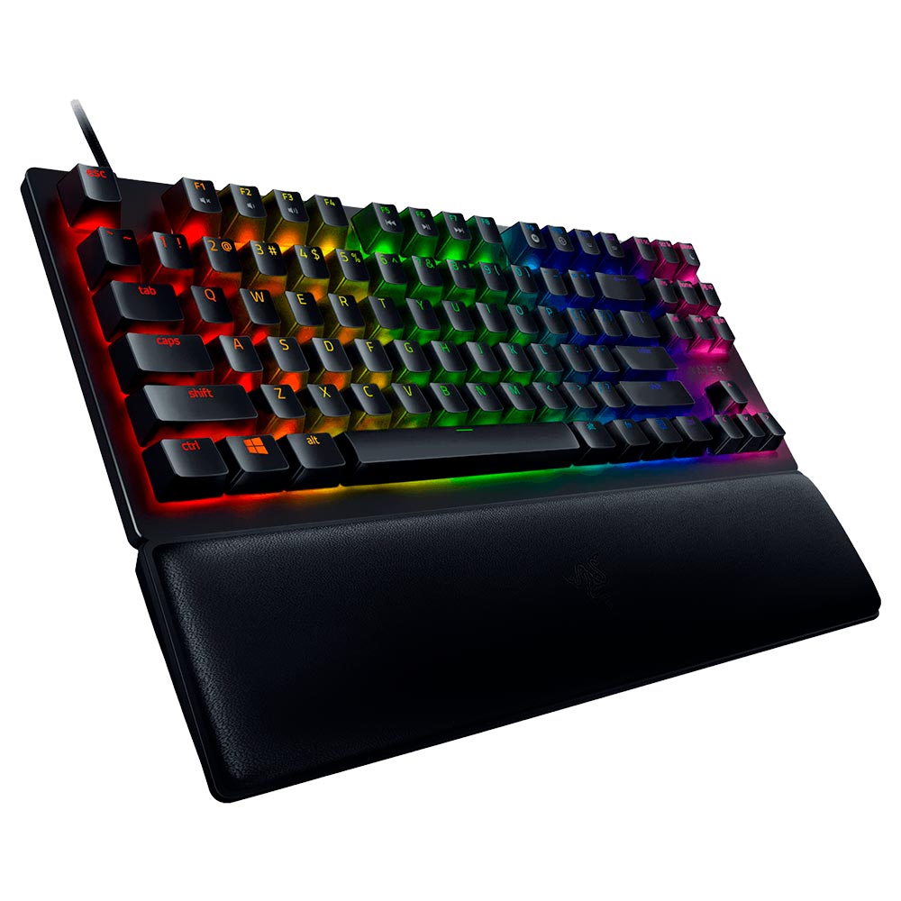 Teclado Gamer Razer Huntsman V2 Tenkeyless Optical / RGB / USB / Inglês - Preto (RZ03-03940400-R3U1)