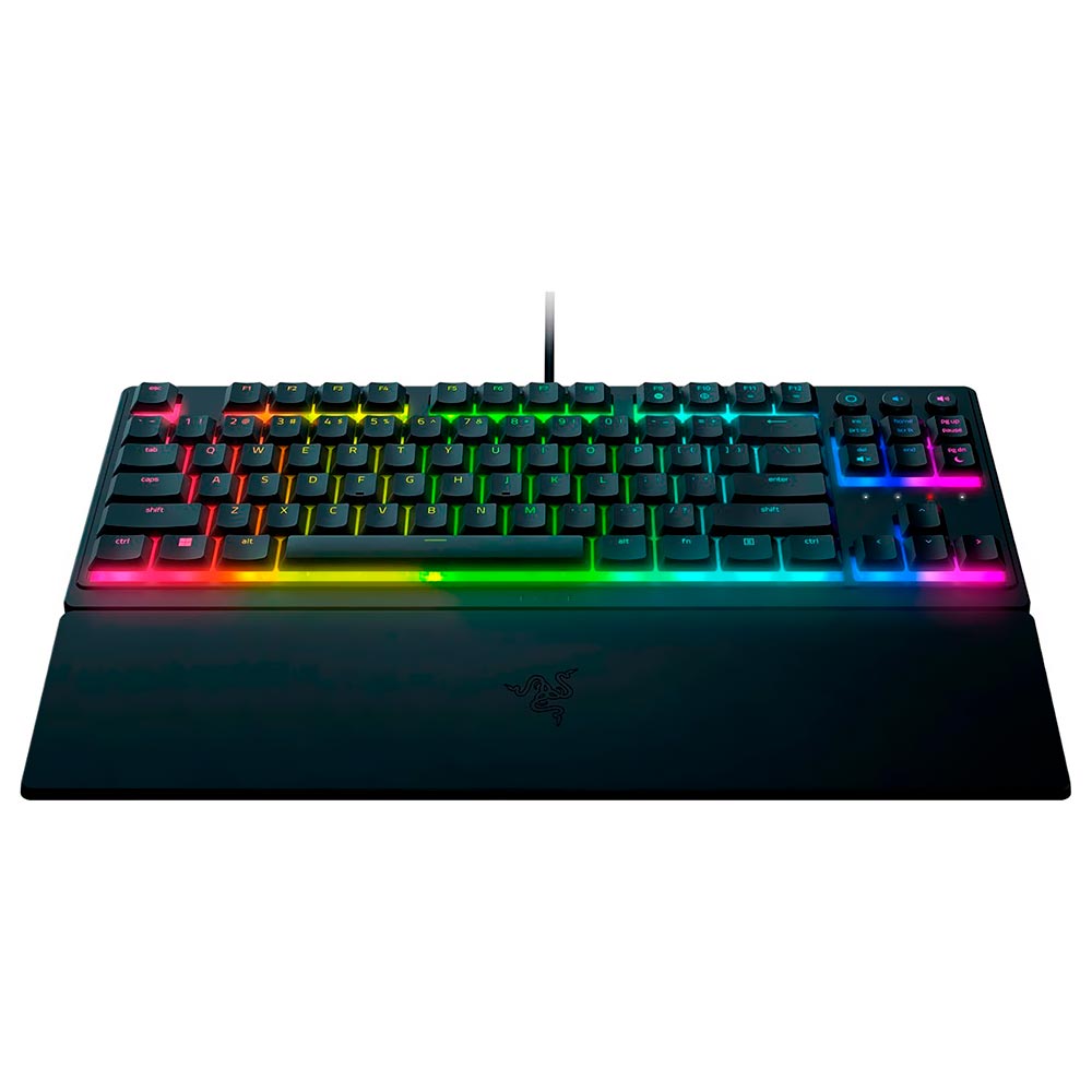 Teclado Gamer Razer Ornata V3 Tenkeyless USB / RGB / Inglês - Preto (RZ03-04880200-R3U1)