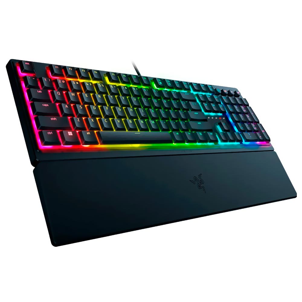 Teclado Gamer Razer Ornata V3 USB / RGB / Inglês - Preto (RZ03-04460200-R3U1)