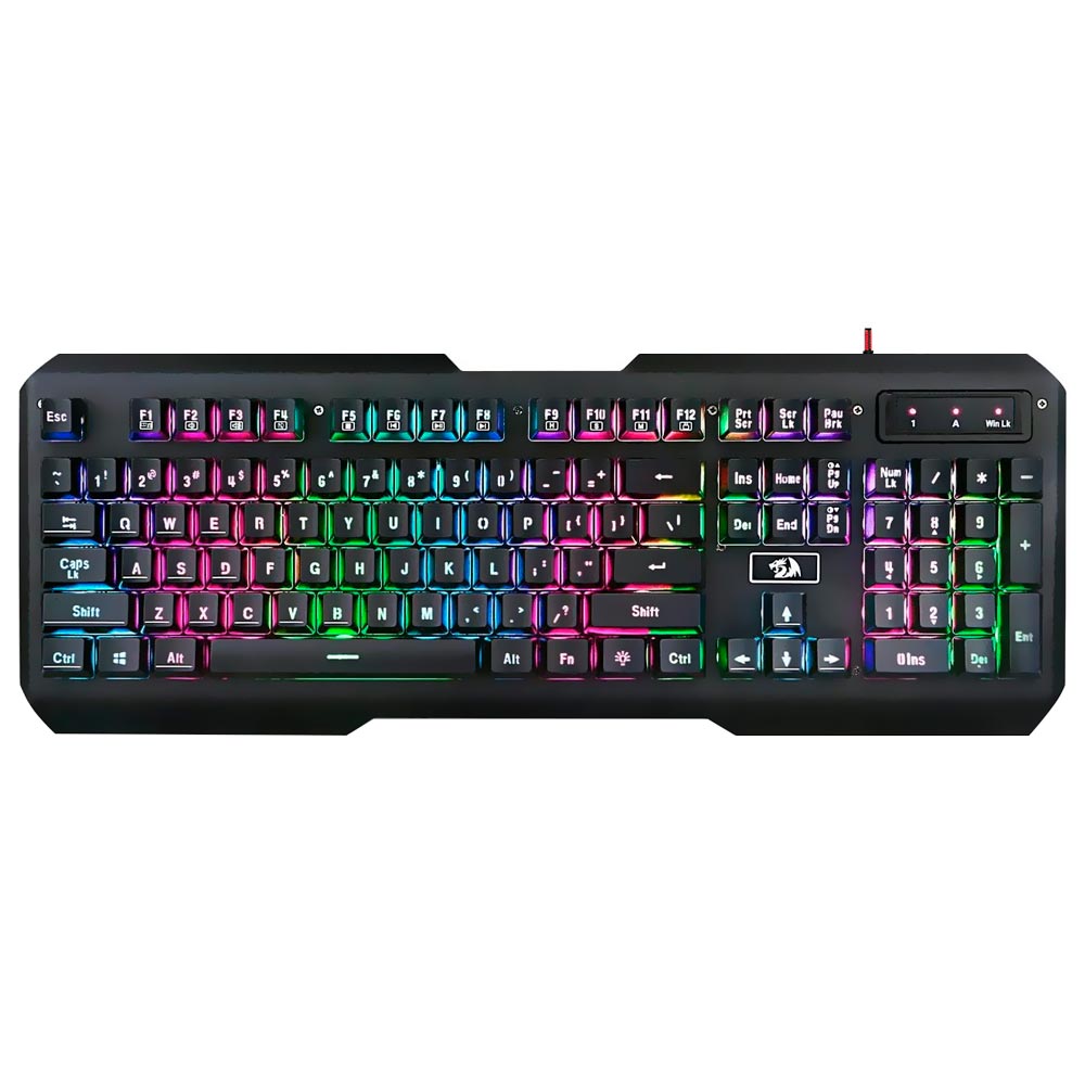 Teclado Gamer Redragon K506-1 Centaur2 USB / RGB / Inglês - Preto