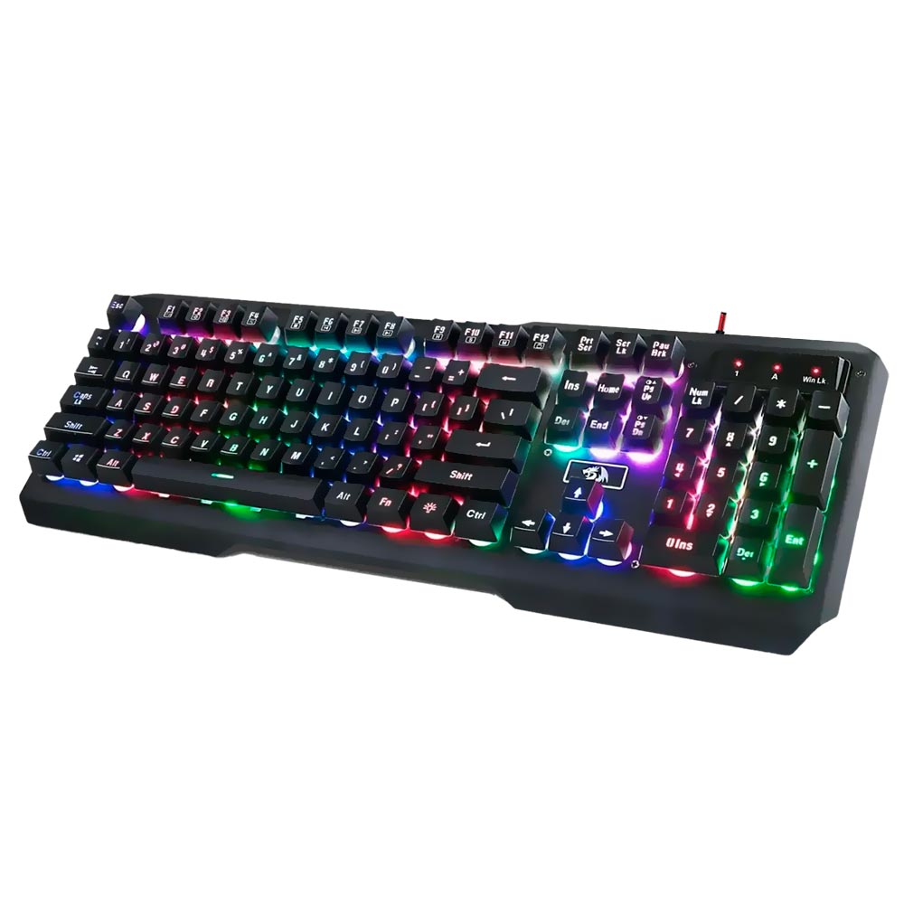 Teclado Gamer Redragon K506-1 Centaur2 USB / RGB / Inglês - Preto