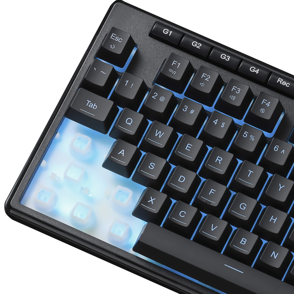 Teclado Gamer Redragon K516-RGB Shiva 87 USB / RGB / Inglês - Preto