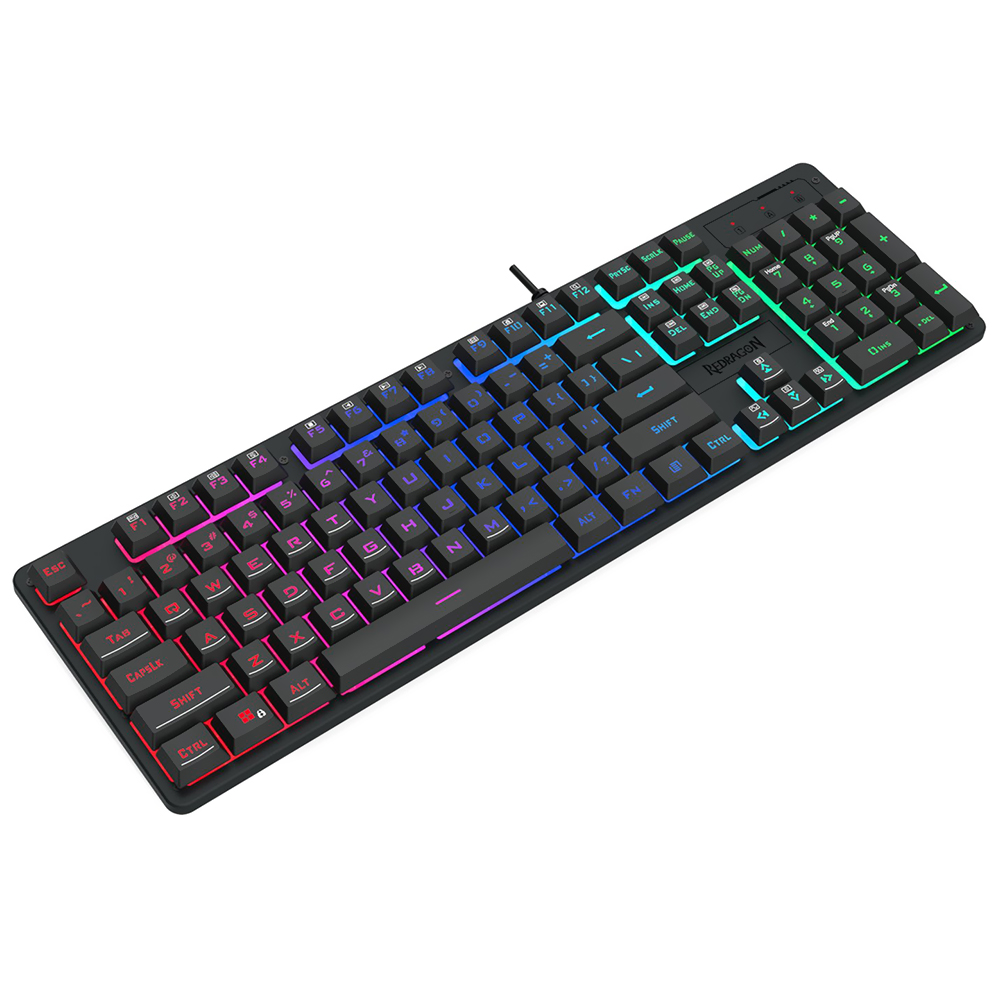 Teclado Gamer Redragon K521-RGB Netherbane USB / RGB / Inglês - Preto