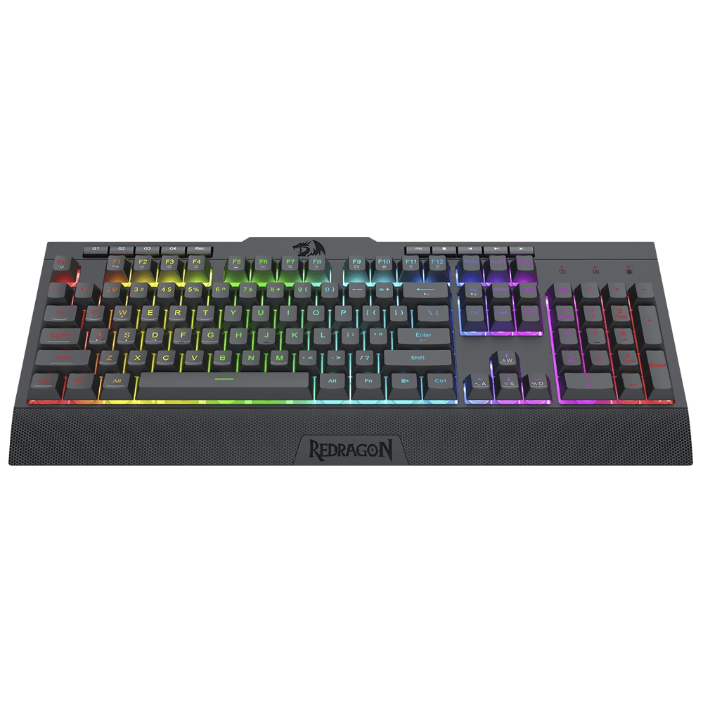 Teclado Gamer Redragon K525-RGB Shiva Lite USB / RGB / Inglês - Preto