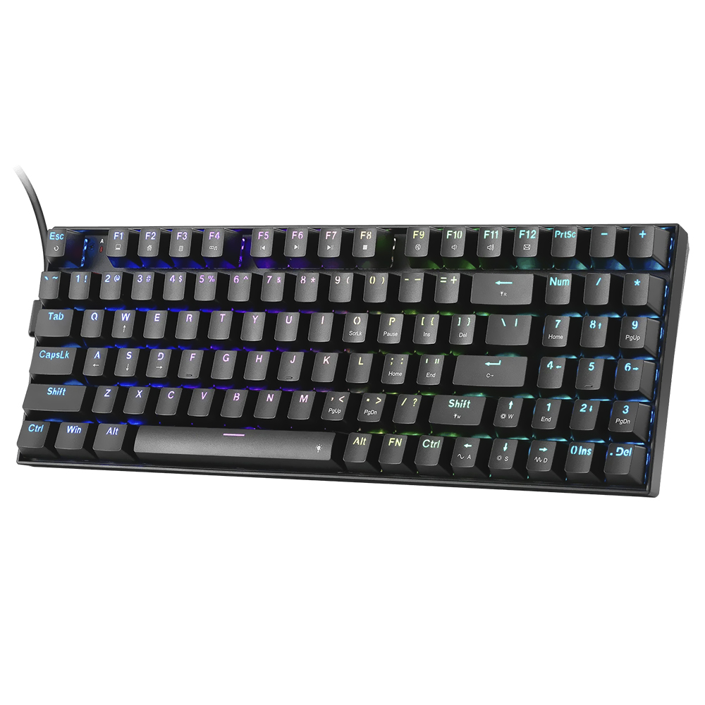 Teclado Gamer Redragon K735-RGB Ghostblade USB / RGB / Inglês - Preto