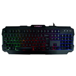 Teclado Gamer Satellite AK-837 USB / RGB / Português - Preto