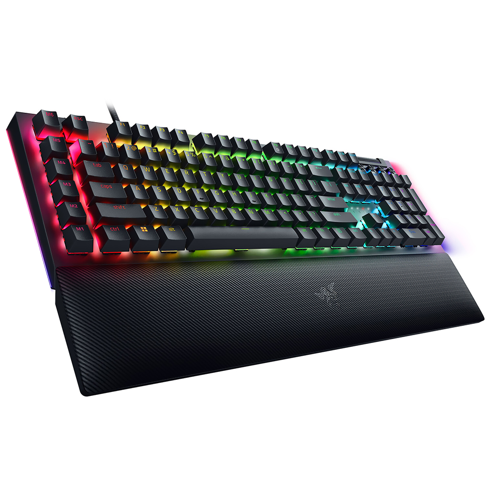 TECLADO GAMER USB RAZER BLACKWIDOW V4 MECHANICAL GREN RGB INGLES PRETO RZ03-04690200-R3U1