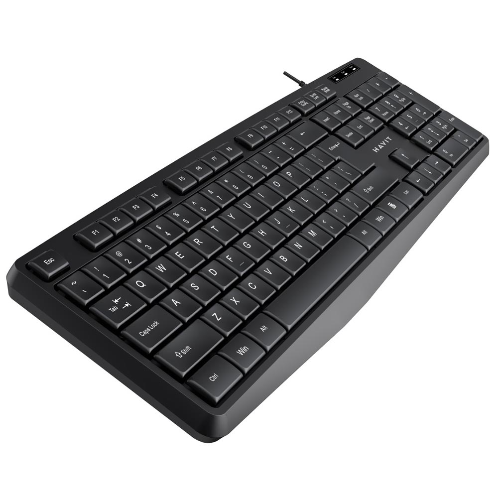 Teclado Havit HV-KB2006 USB / Inglês - Preto