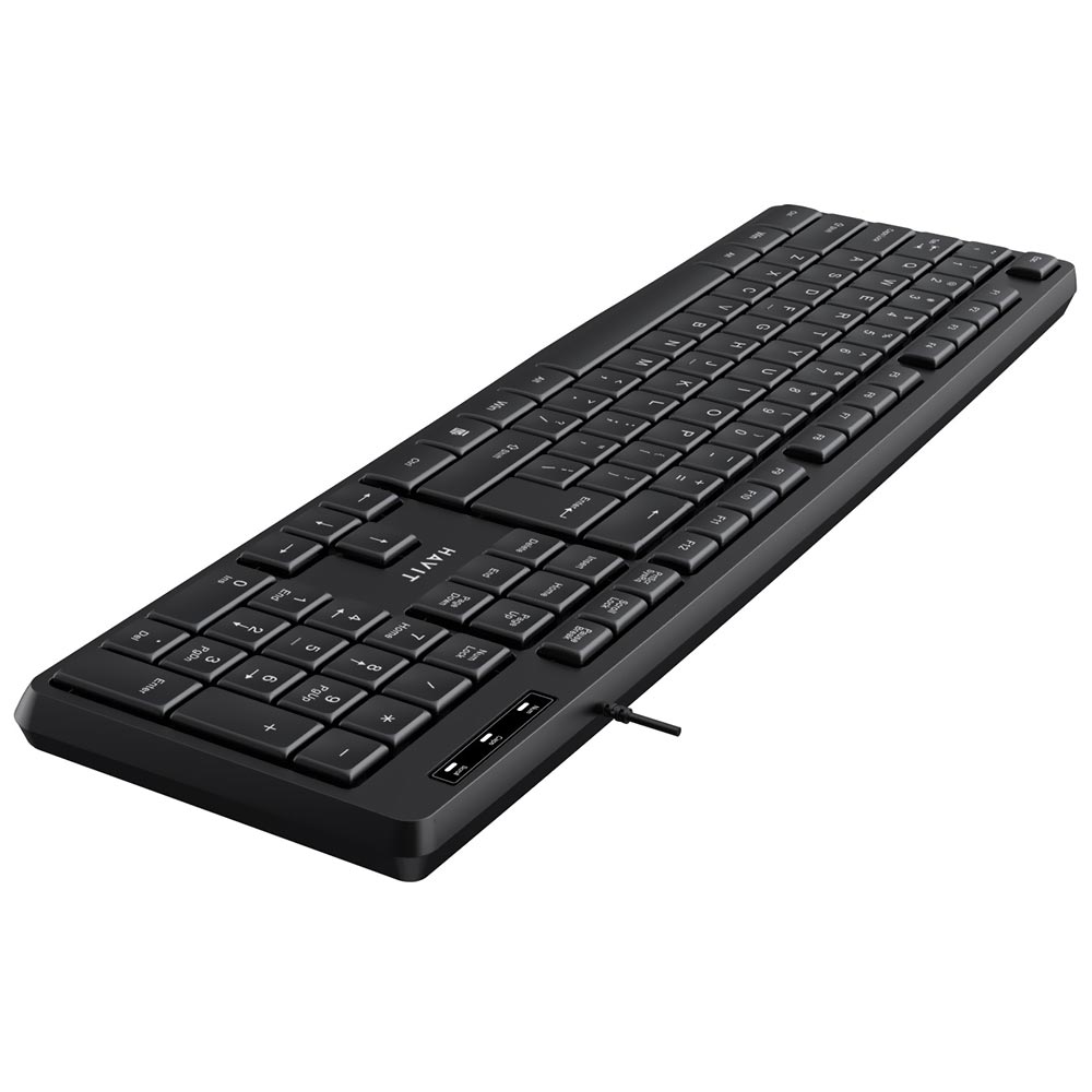 Teclado Havit HV-KB2006 USB / Inglês - Preto