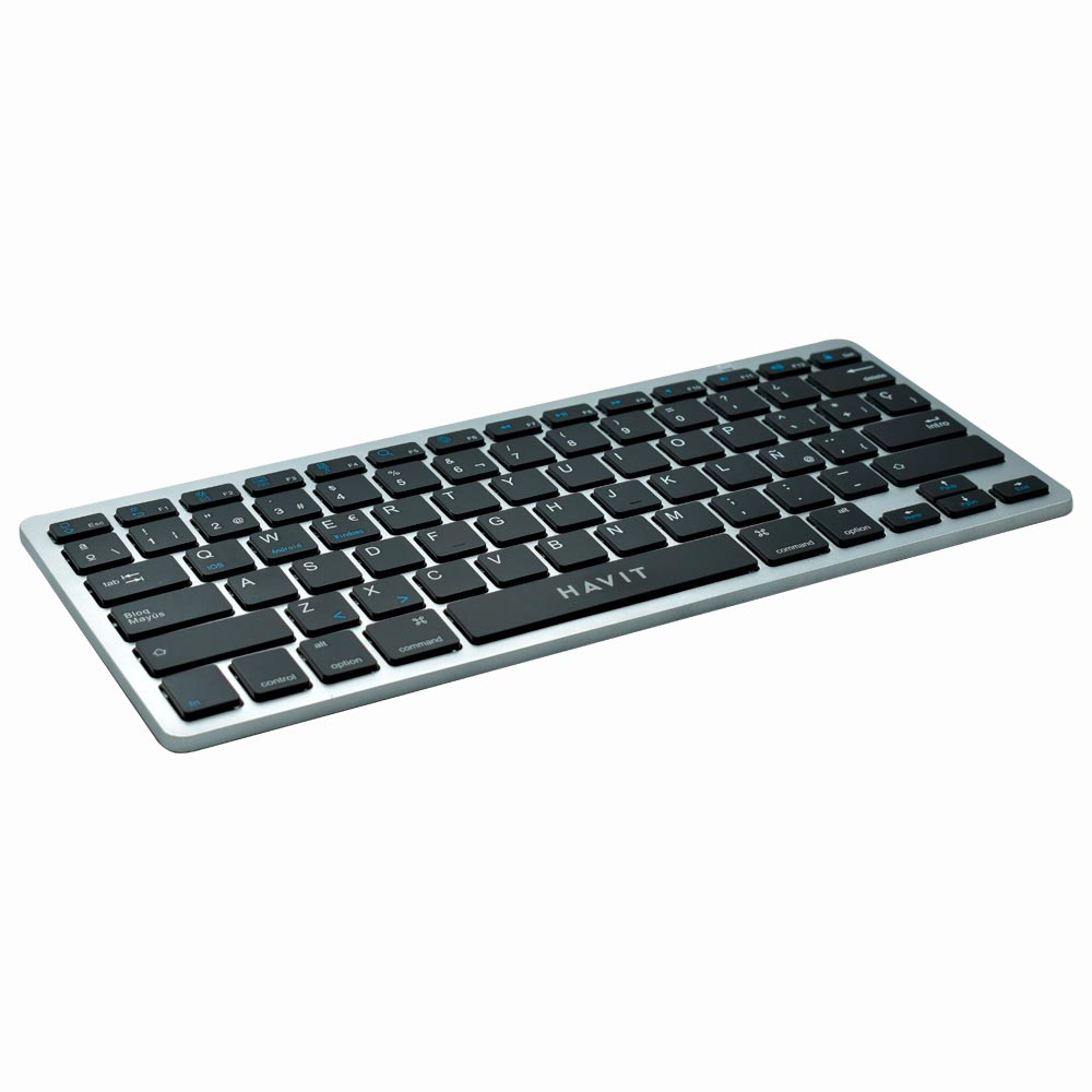 Teclado Havit HV-KB220BT Mini Wireless / Português / Espanhol - Preto