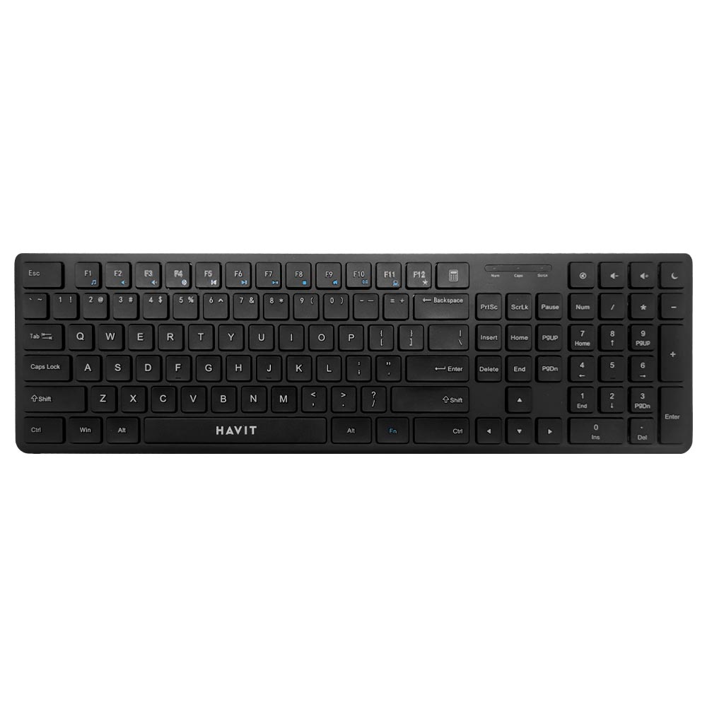 Teclado Havit HV-KB252 USB / Inglês - Preto
