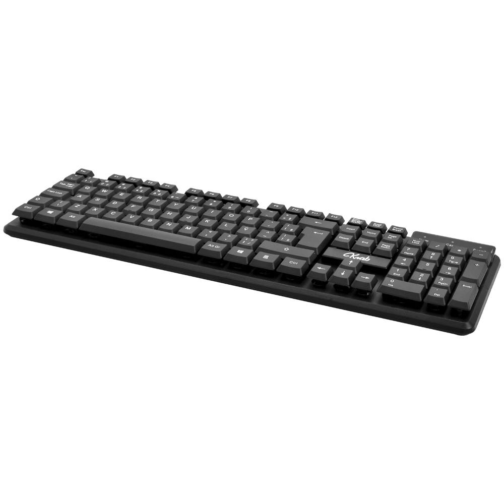 Teclado KRAB KBTC20 USB / Português - Preto