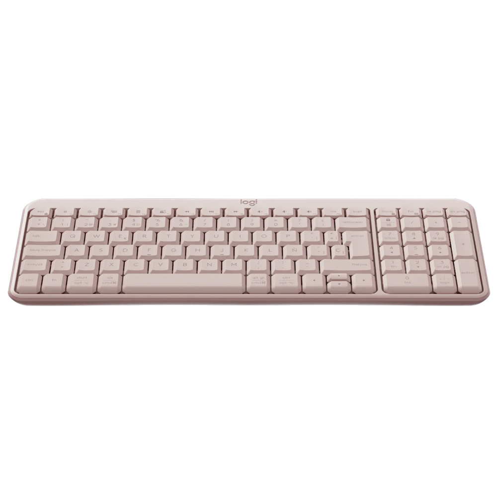 Teclado Logitech K250 Wireless / Espanhol - Rosa (920-013447)