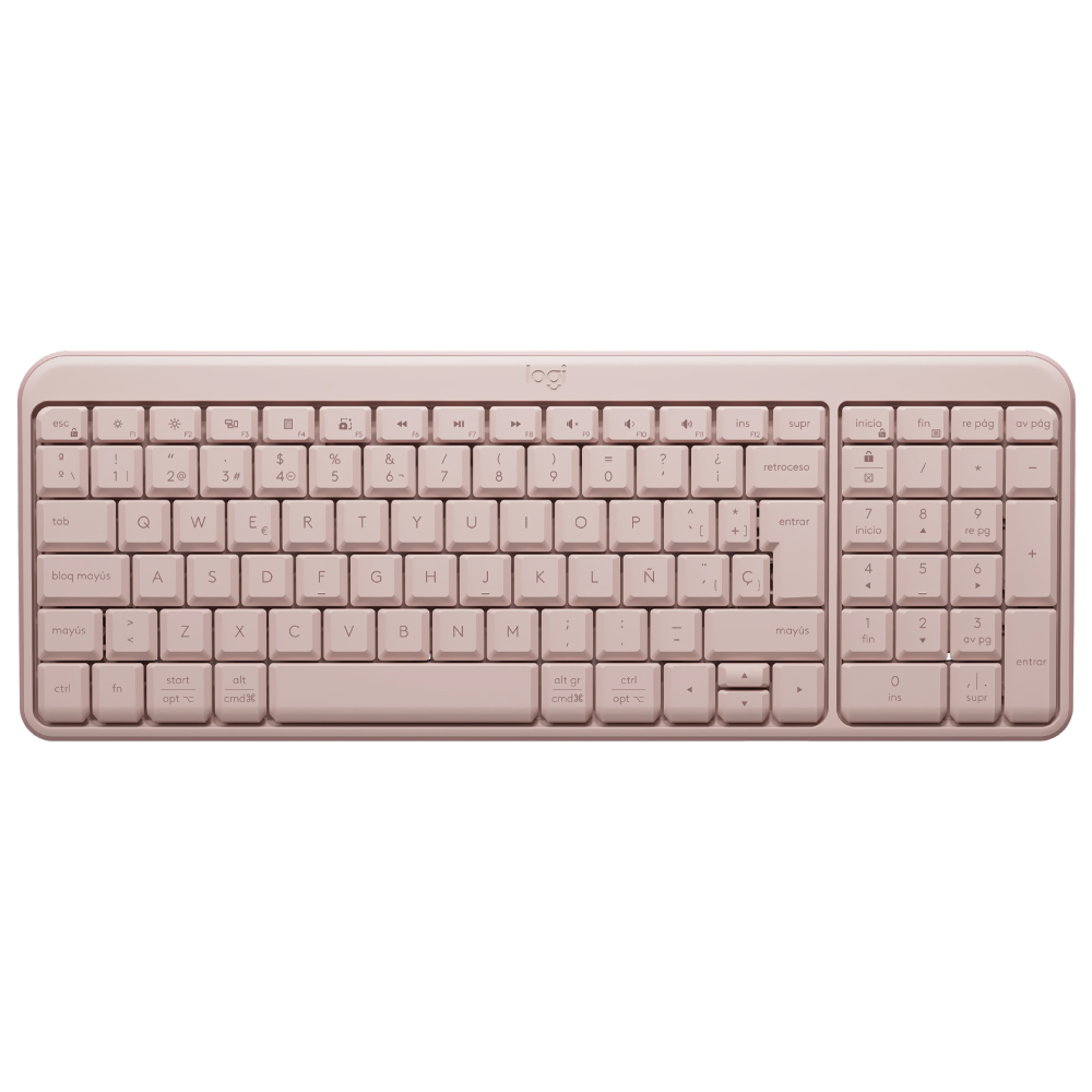 Teclado Logitech K250 Wireless / Espanhol - Rosa (920-013447)