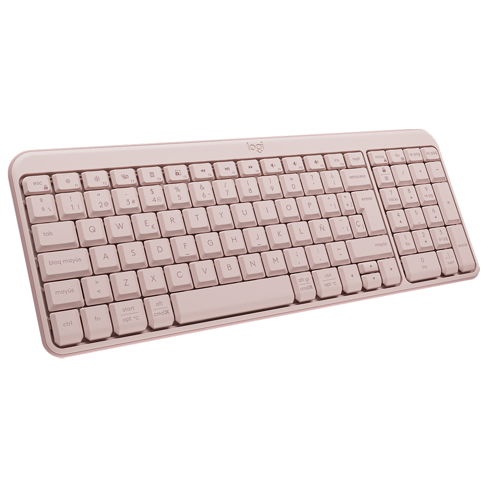 Teclado Logitech K250 Wireless / Espanhol - Rosa (920-013447)