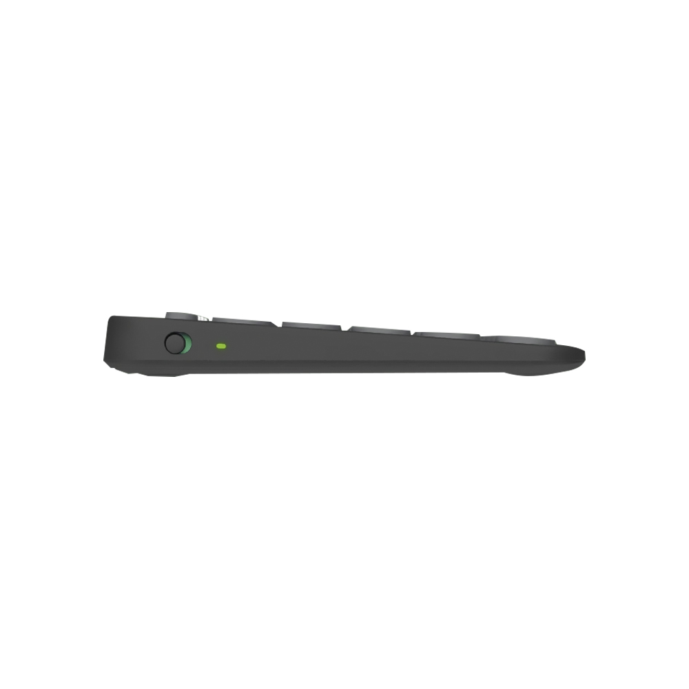 Teclado Logitech K380S Pebble Keys 2 Bluetooth / Espanhol - Preto (920-011783)