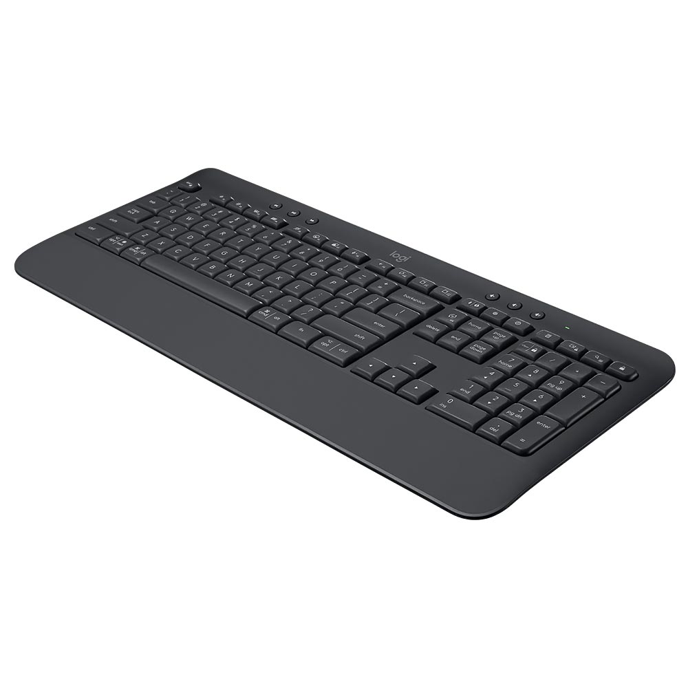 Teclado Logitech K650 Signature Wireless / Espanhol - Preto (920-010910)