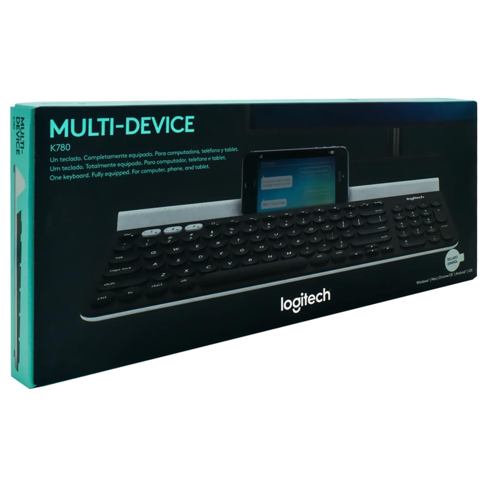 Teclado Logitech K780 Wireless / Espanhol - Preto (920-008026)