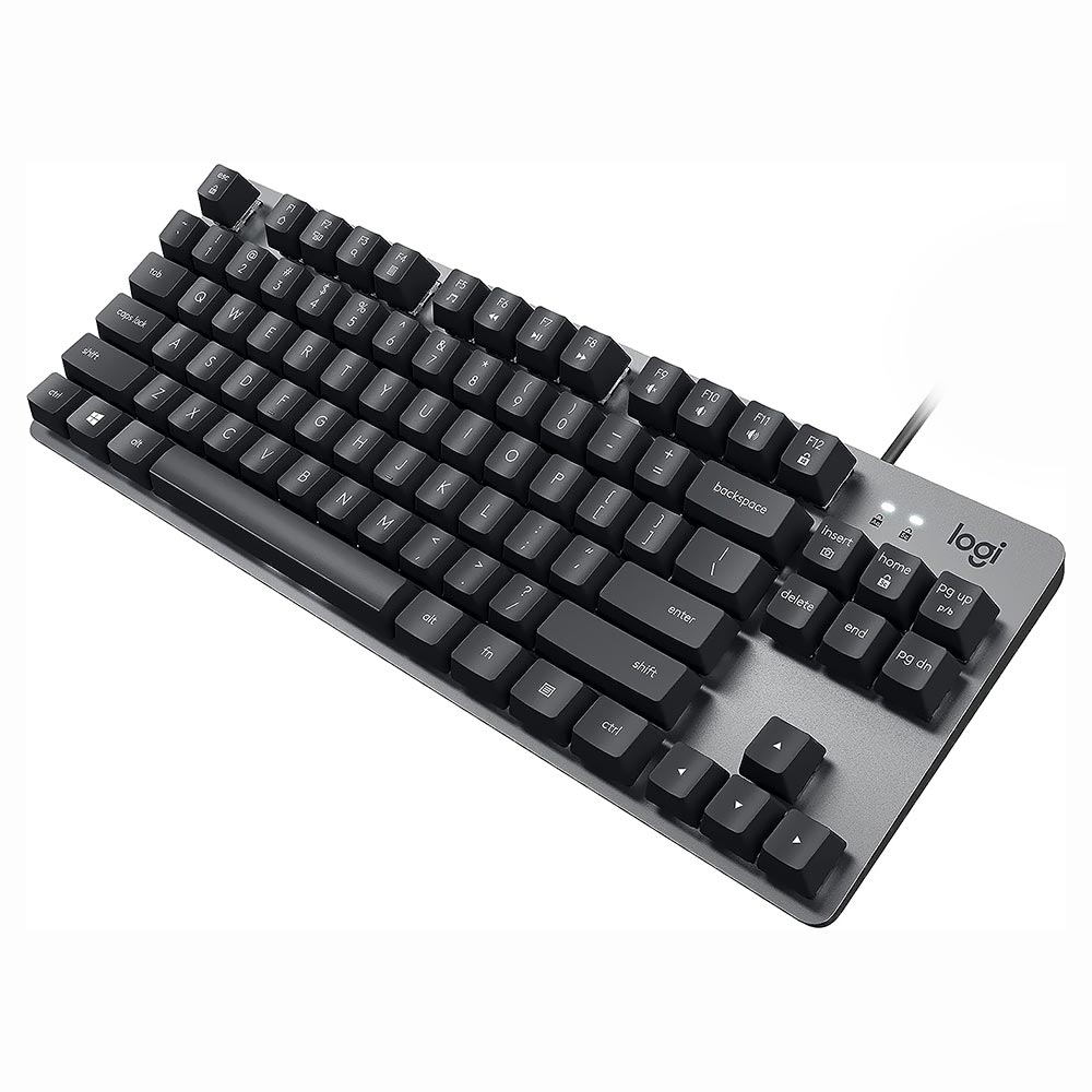 Teclado Logitech Mecânico K835 TKL USB / Inglês - Preto (920-010086)