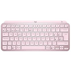 Teclado Logitech MX Keys Mini Wireless / Backlight / Espanhol - Rosa (920-010478)